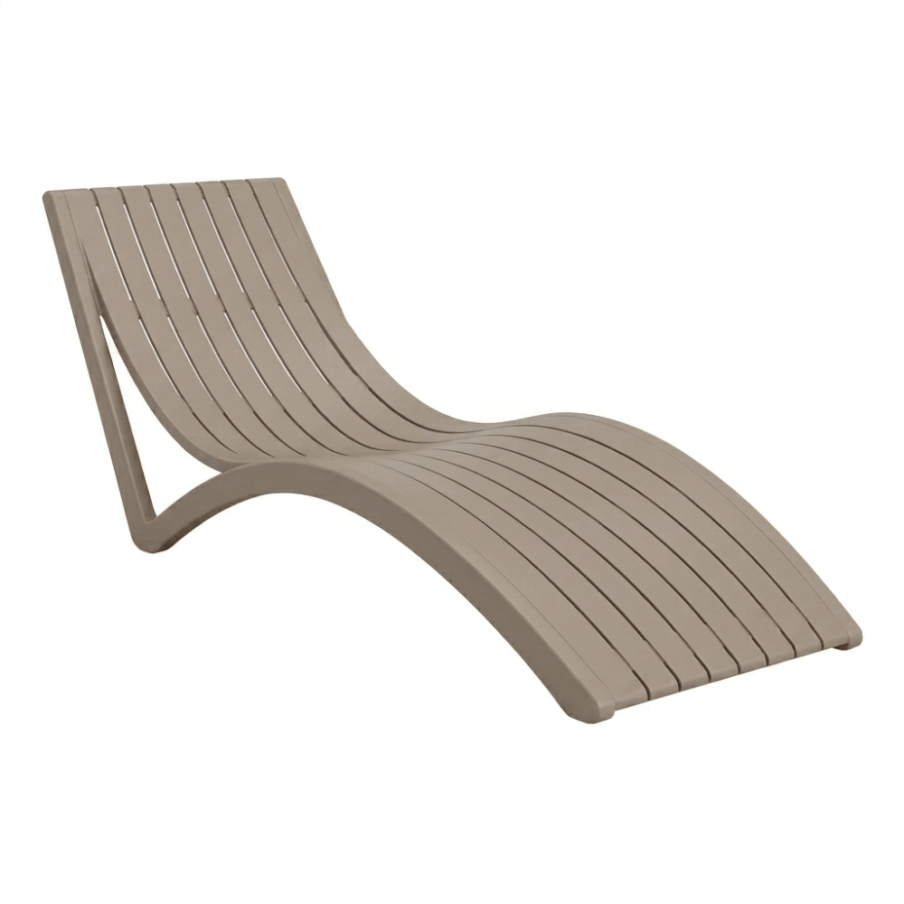 เตียงริมสระ PP COCOLUXE รุ่น MESHCURVE สี TAUPE